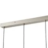Lámpara colgante LED Rhodes de Lucande, 4 luces, níquel, 82 cm