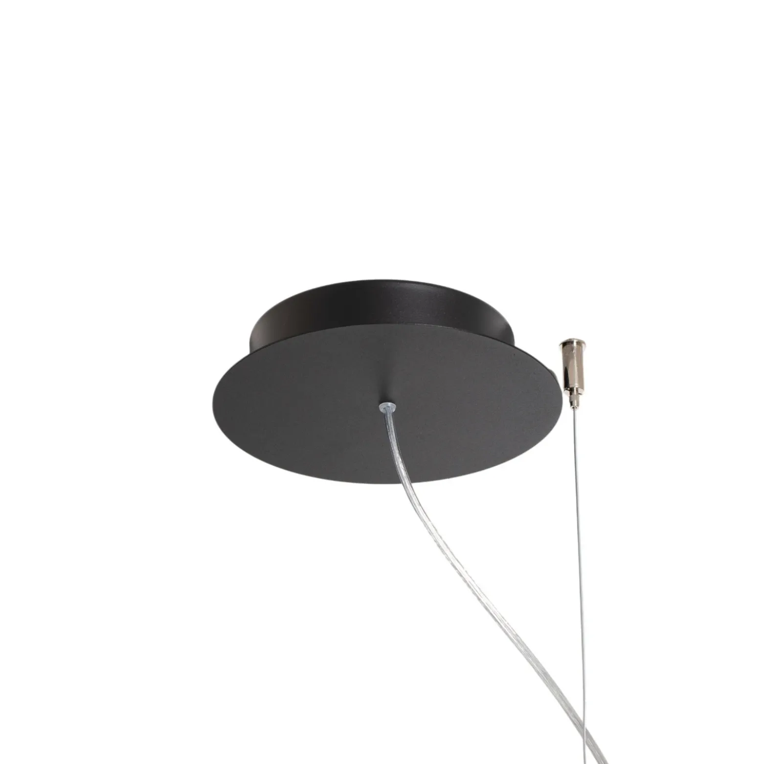 Lámpara colgante LED Rio 110, horizontal, 3.000 K, negra