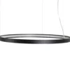 Lámpara colgante LED Rio 110 horizontal, 3.000 K, negra