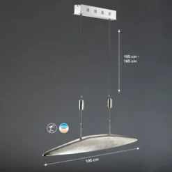 Lámpara colgante LED Shine color luz ajustable