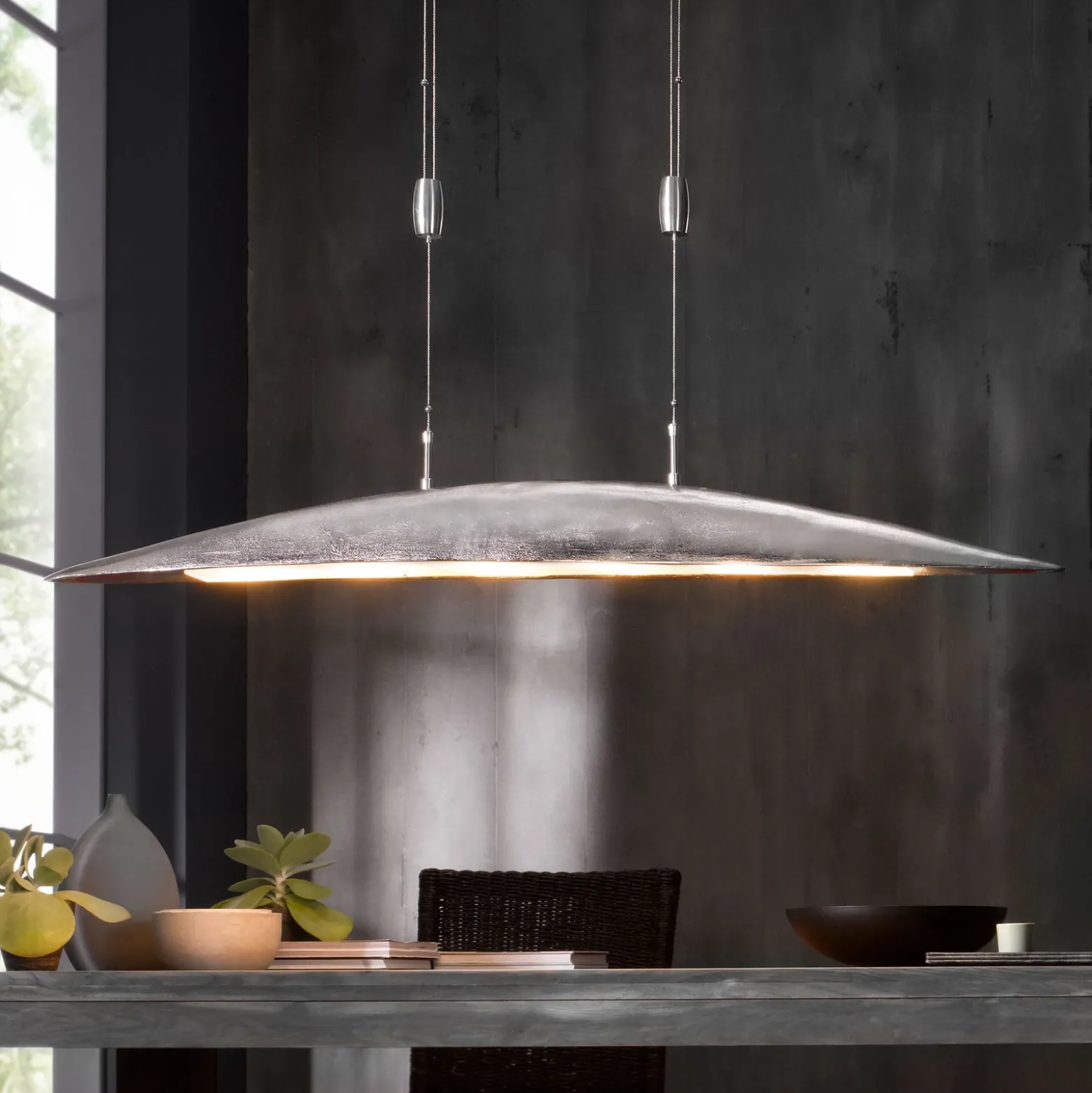Lámpara colgante LED Shine color luz ajustable