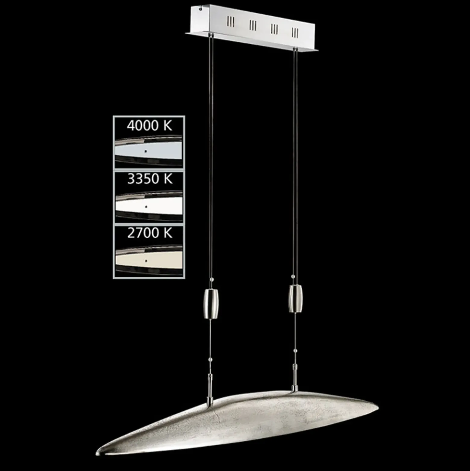 Lámpara colgante LED Shine color luz ajustable