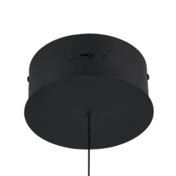 Lámpara colgante LED Sirena, blanca, Ø 20 cm, cristal, CCT