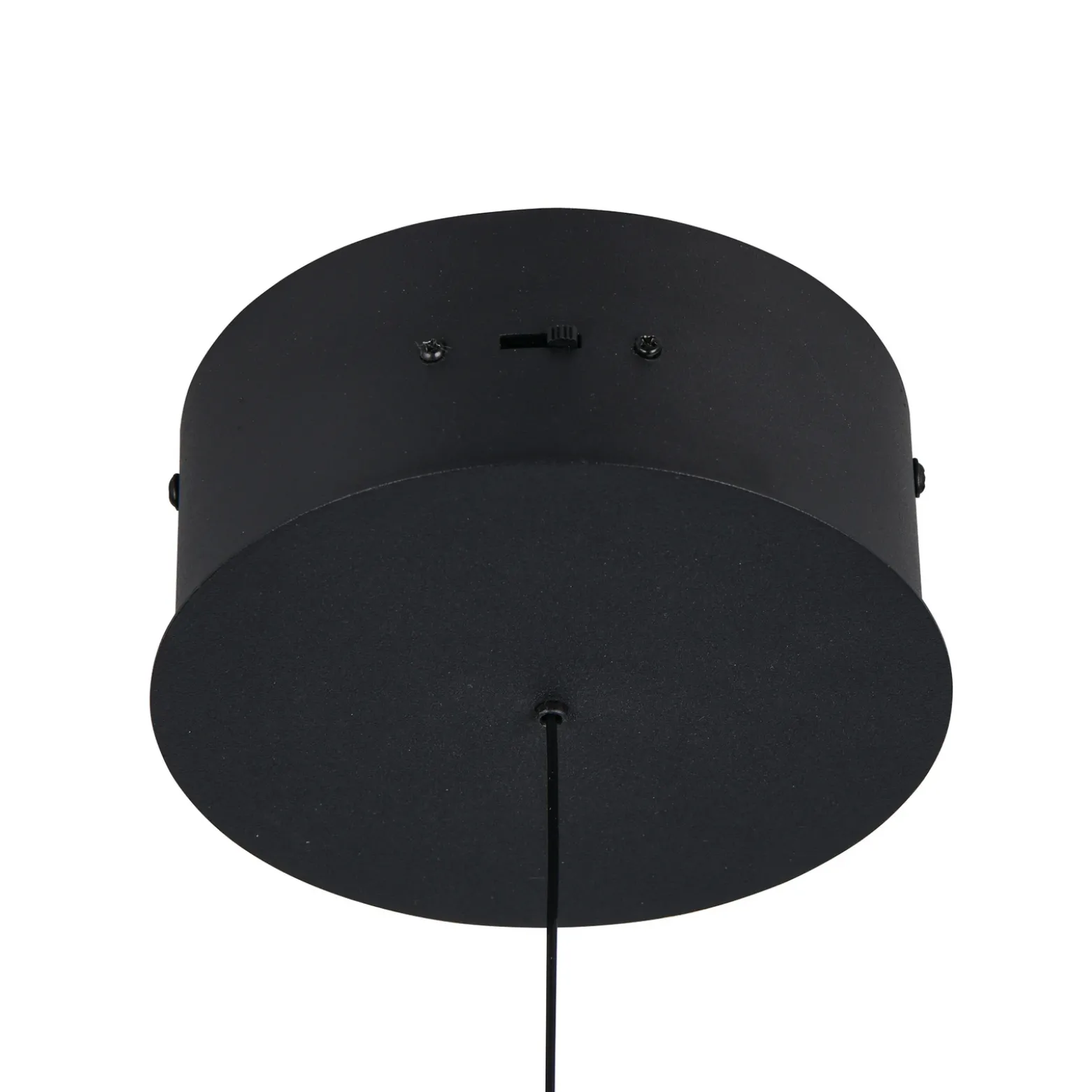 Lámpara colgante LED Sirena, blanca, Ø 20 cm, cristal, CCT