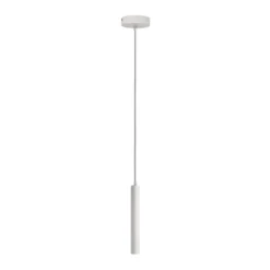 Lámpara colgante LED Slim, blanca, aluminio, 2700 K