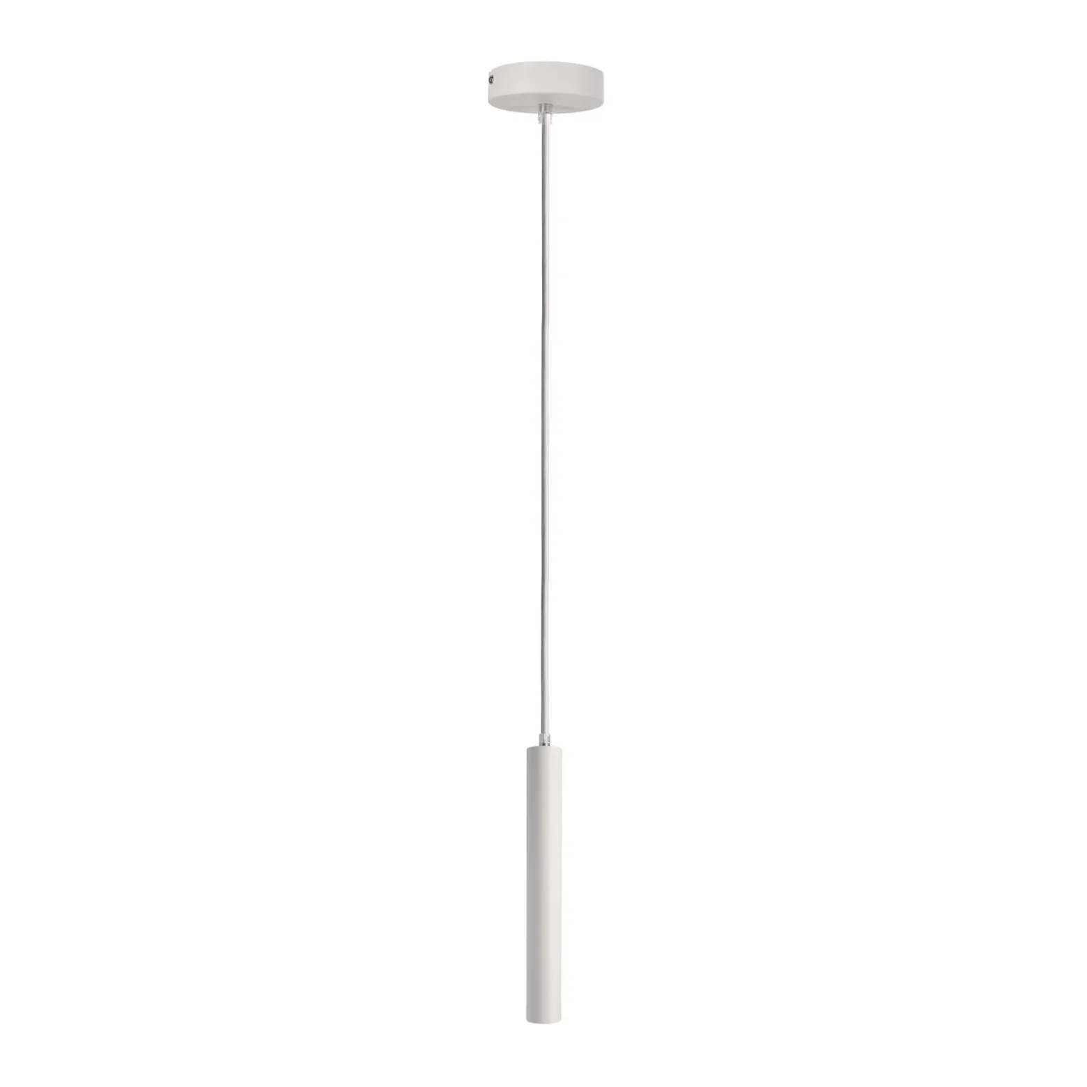 Lámpara colgante LED Slim, blanca, aluminio, 2700 K