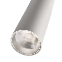 Lámpara colgante LED Slim, blanca, aluminio, 2700 K