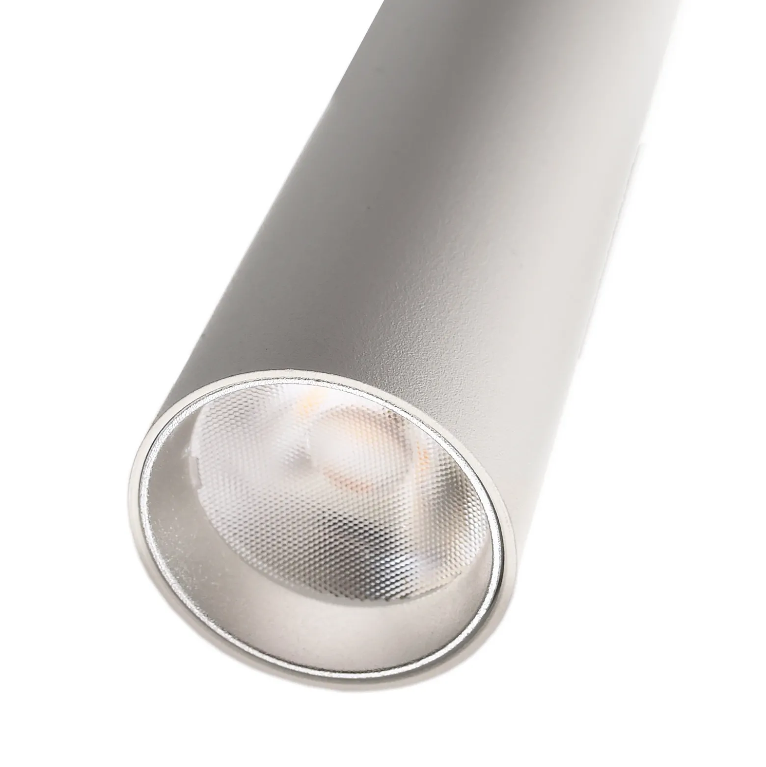 Lámpara colgante LED Slim, blanca, aluminio, 2700 K