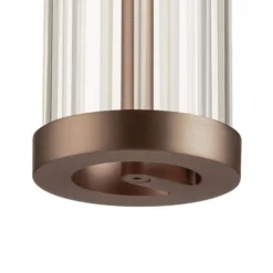 Lámpara colgante LED SLV Quimera, color cobre, Ø 8 cm, CCT