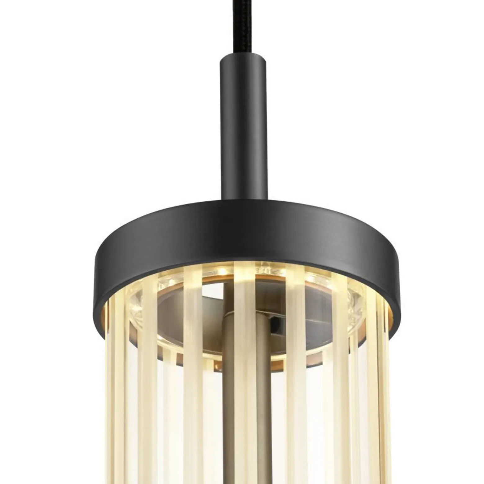 Lámpara colgante LED SLV Quimera, color bronce, Ø 8 cm, CCT