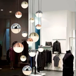 Lámpara colgante LED Sphere multicolor, 14, app
