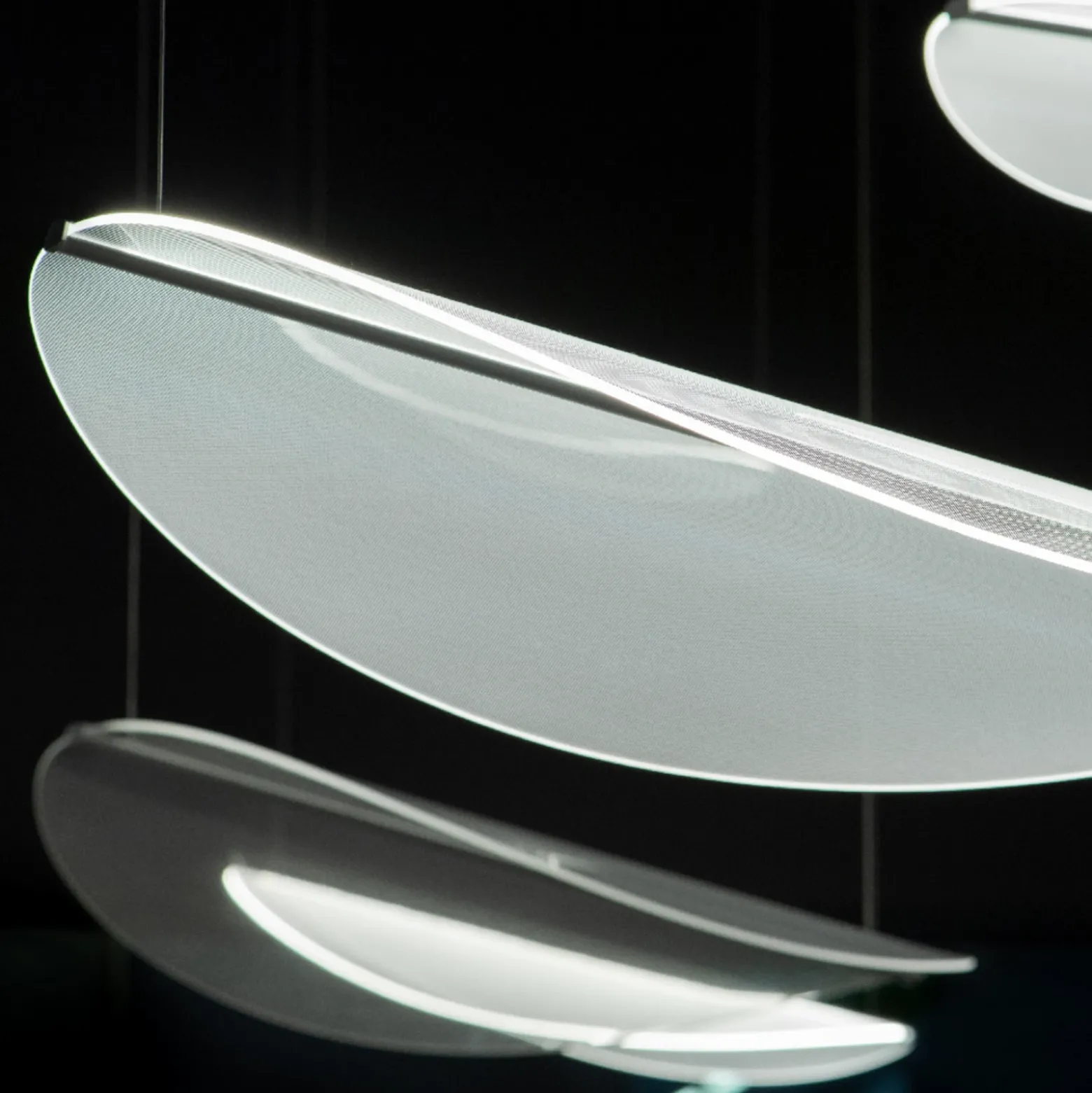 Lámpara colgante LED Stilnovo Diphy 1 luz DALI-Push 96 cm