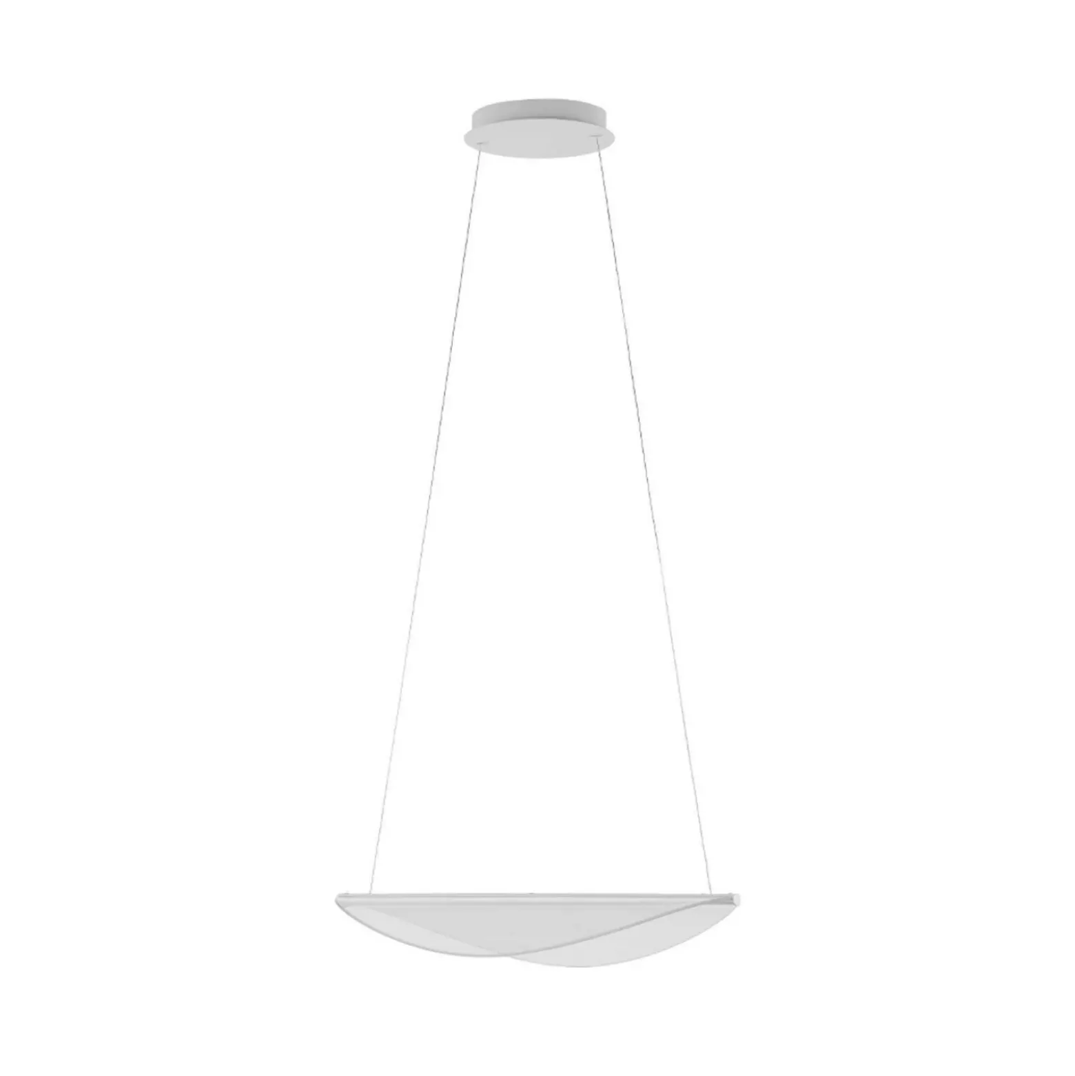 Lámpara colgante LED Stilnovo Diphy 1 luz DALI-Push 96 cm