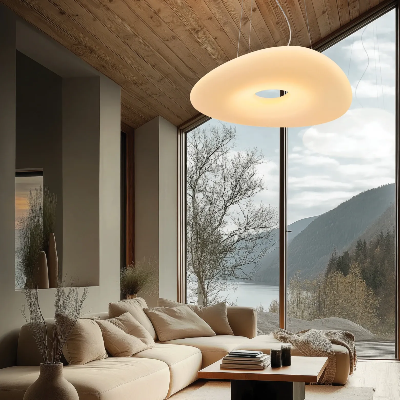 Lámpara colgante LED Stilnovo Mr. Magoo, fase, Ø 52 cm
