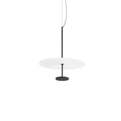 lámpara colgante LED Stilo_P, negra,Ø 35 cm, IP40