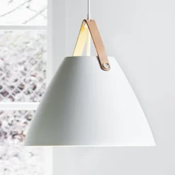 Lámpara colgante LED Strap 36, blanca