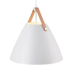 Lámpara colgante LED Strap 36, blanca