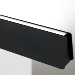 Lámpara colgante LED Tara, negra, longitud 120 cm, aluminio/acero