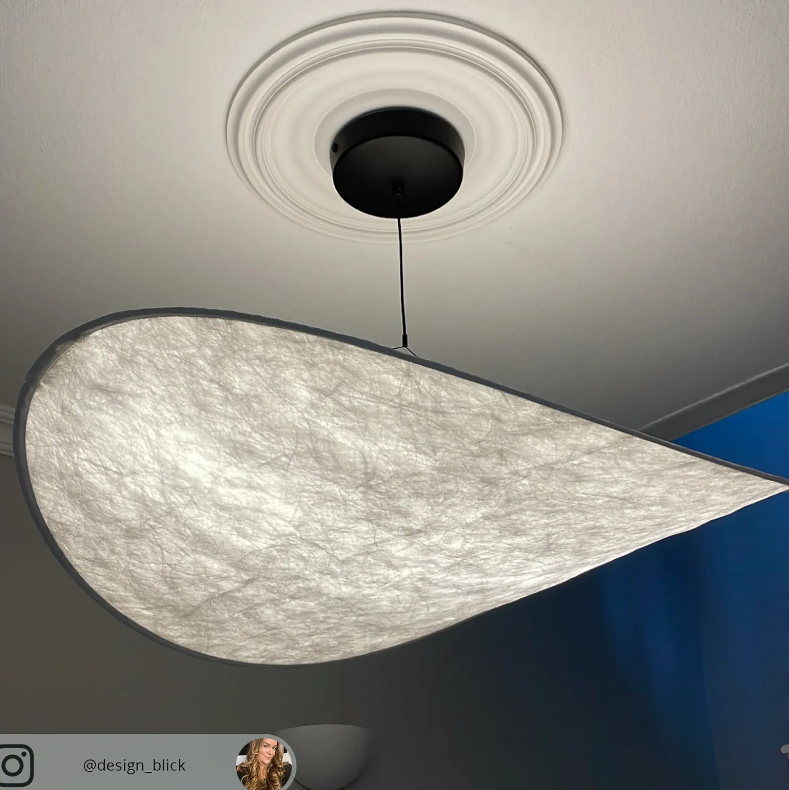 Lámpara colgante LED Tense de New Works, Ø 90 cm, blanca