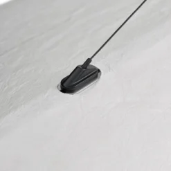 Lámpara colgante LED Tense de New Works, Ø 70 cm, blanca