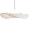 Lámpara colgante LED Tense de New Works, Ø 120 cm, blanca