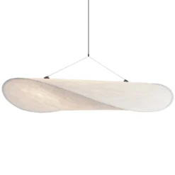 Lámpara colgante LED «Tense» de New Works, Ø 120 cm, blanca