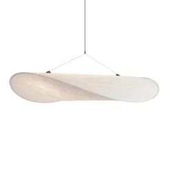 Lámpara colgante LED «Tense» de New Works, Ø 90 cm, blanca