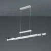 Lámpara colgante LED Trajan, 2700-5000 K, níquel mate