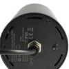 Lámpara colgante LED trifásica 20 W negra