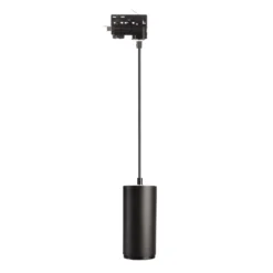 Lámpara colgante LED trifásica 20 W negra