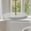 Lámpara colgante LED UMAGE Asteria Medium nácar/latón Ø 43 cm