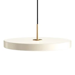 Lámpara colgante LED UMAGE Asteria Medium nácar/latón Ø 43 cm