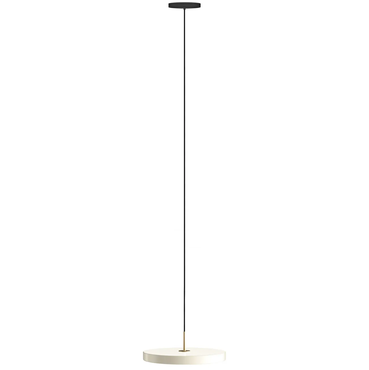 Lámpara colgante LED UMAGE Asteria Medium nácar/latón Ø 43 cm