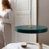 Lámpara colgante LED UMAGE Asteria Medium, verde/latón, Ø 43 cm