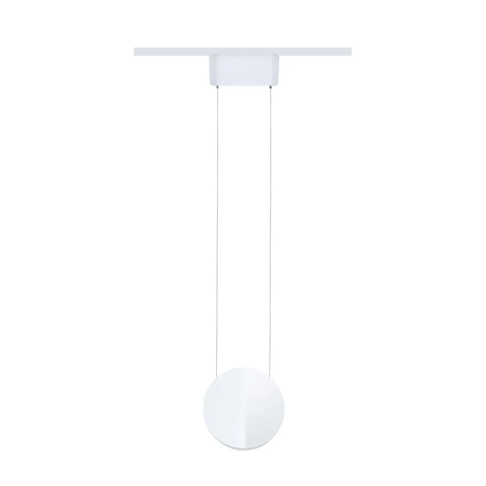 Lámpara colgante LED URail Alejandro de Paulmann, blanco señal, 4000 K,