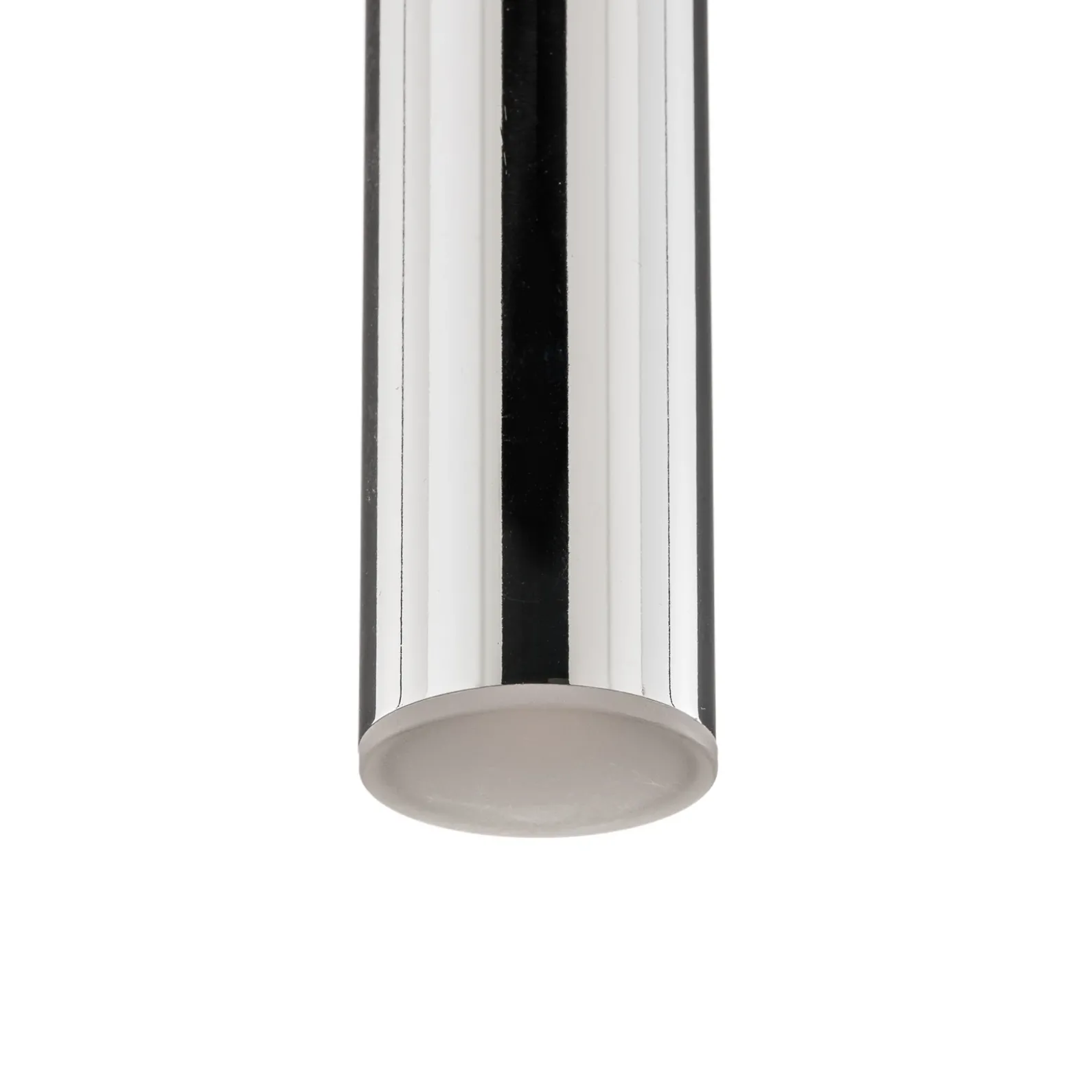 Lámpara colgante LED Varas, 1 luz, cromo