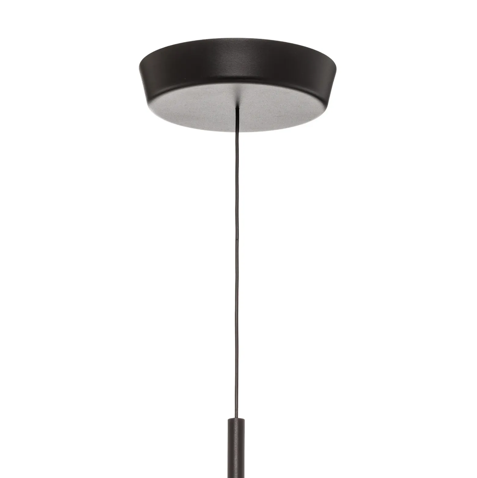Lámpara colgante LED Vibia Flat 1 luz Ø 55 cm terracota