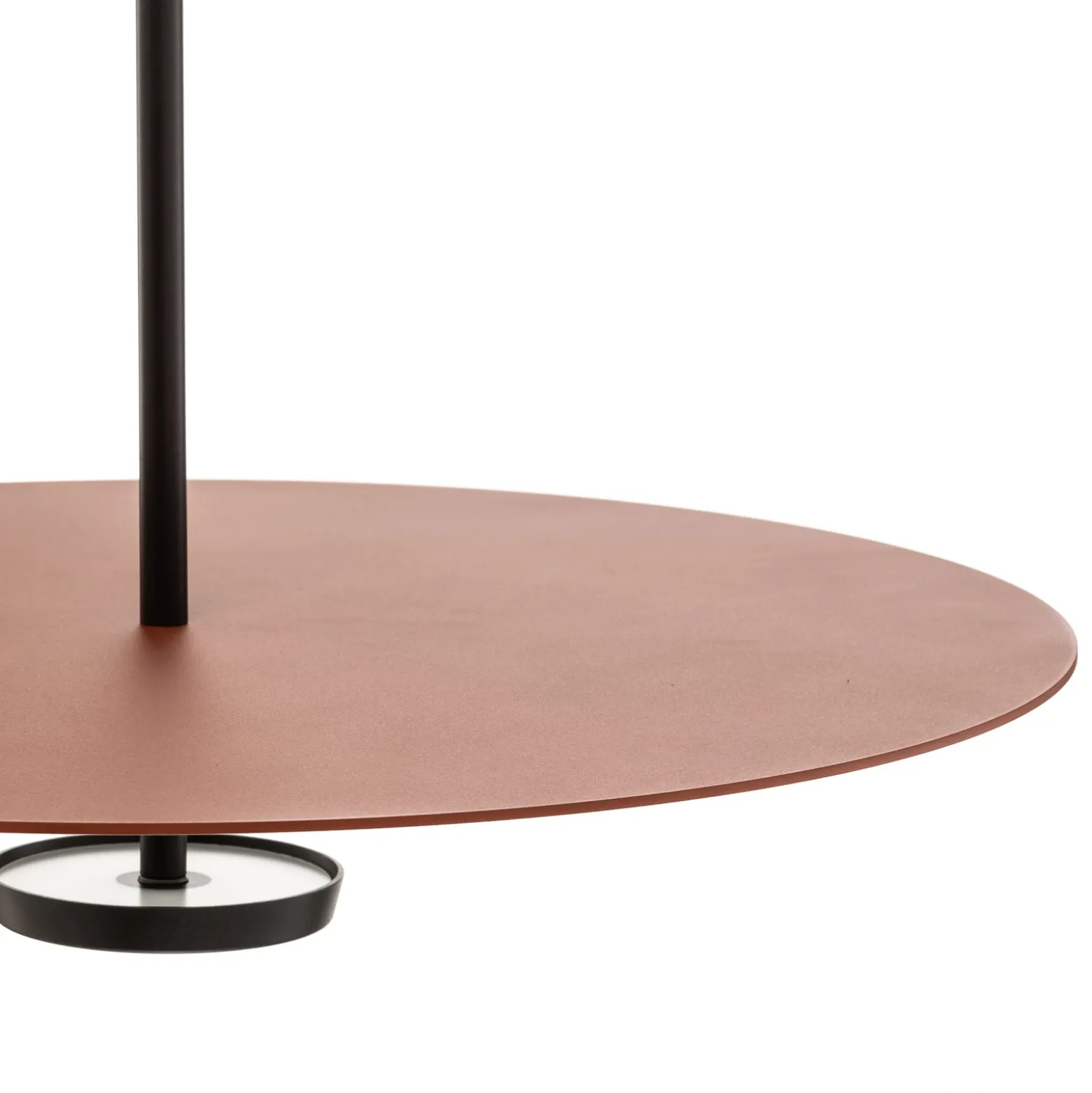 Lámpara colgante LED Vibia Flat 1 luz Ø 55 cm terracota