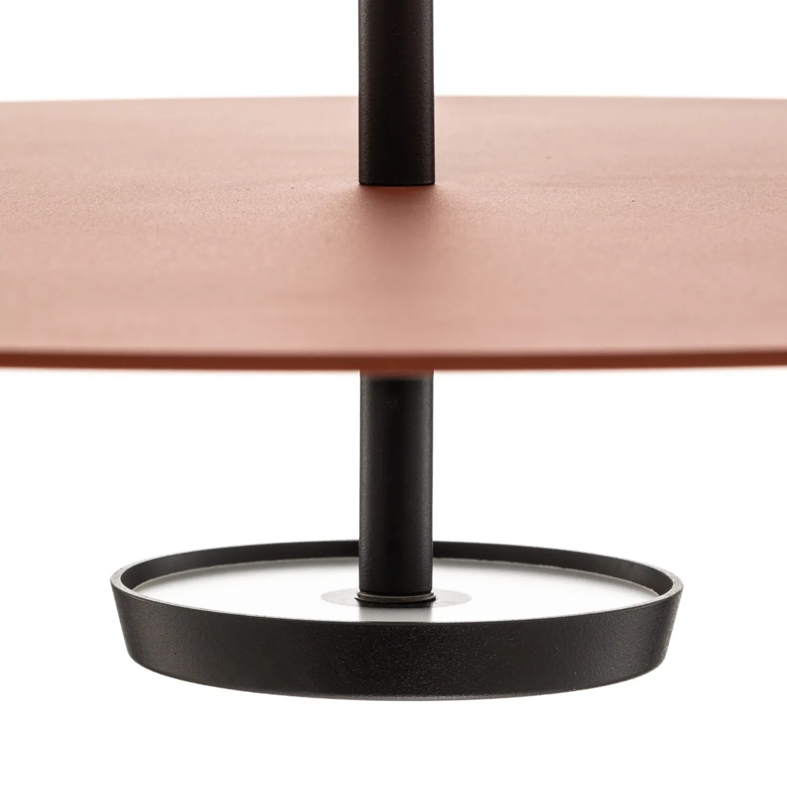 Lámpara colgante LED Vibia Flat 1 luz Ø 55 cm terracota