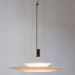 Lámpara colgante LED Vibia Flamingo Pantalla hacia arriba