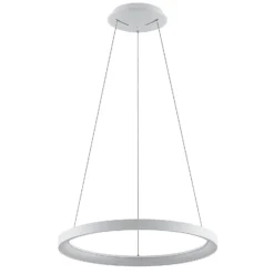 Lámpara colgante LED Vivy de Arcchio, Ø 58 cm, blanca, metal