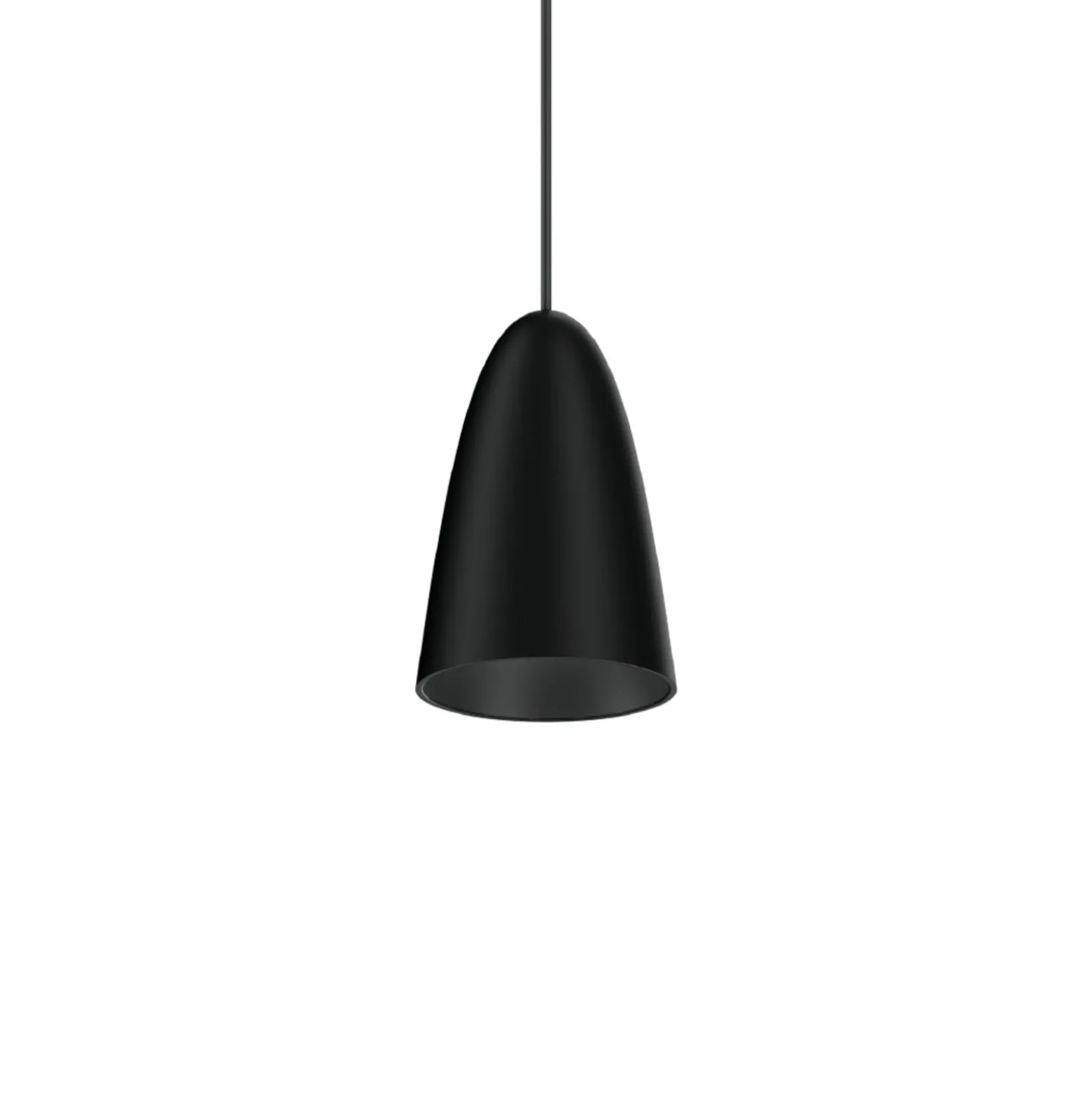 Lámpara colgante LED WEVER & DUCRÉ Cozy Zone 1.0, negra, 2700 K