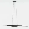 Lámpara colgante LED Zillerio-Z negro ZigBee CCT Dime