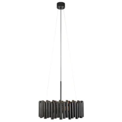Lámpara colgante Level, negro