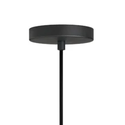 Lámpara colgante Liberty Foco, negra, altura 25 cm