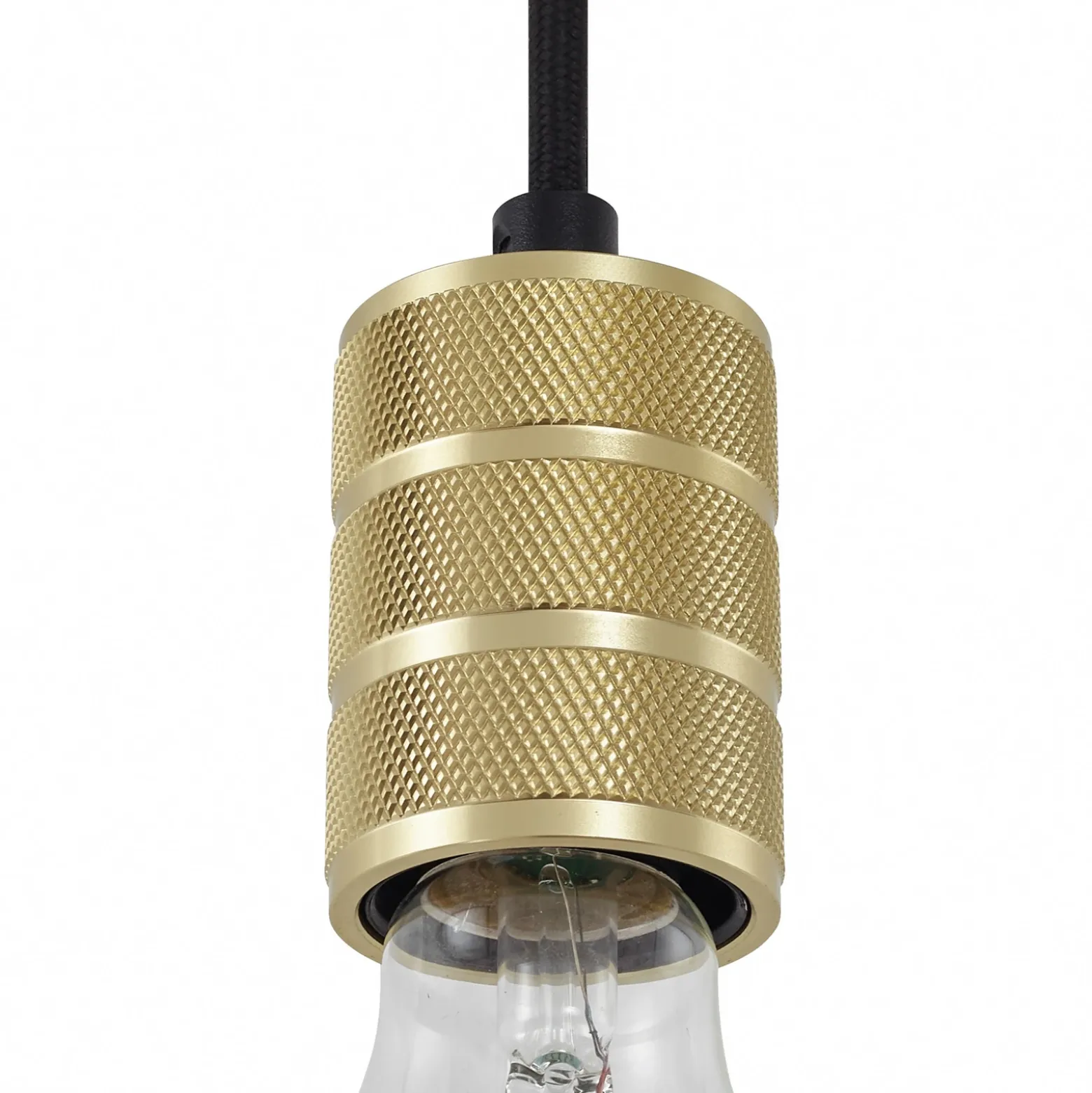 Lámpara colgante Linaro de Lindby, Ø 4,6 cm, dorada, monofásica, E27
