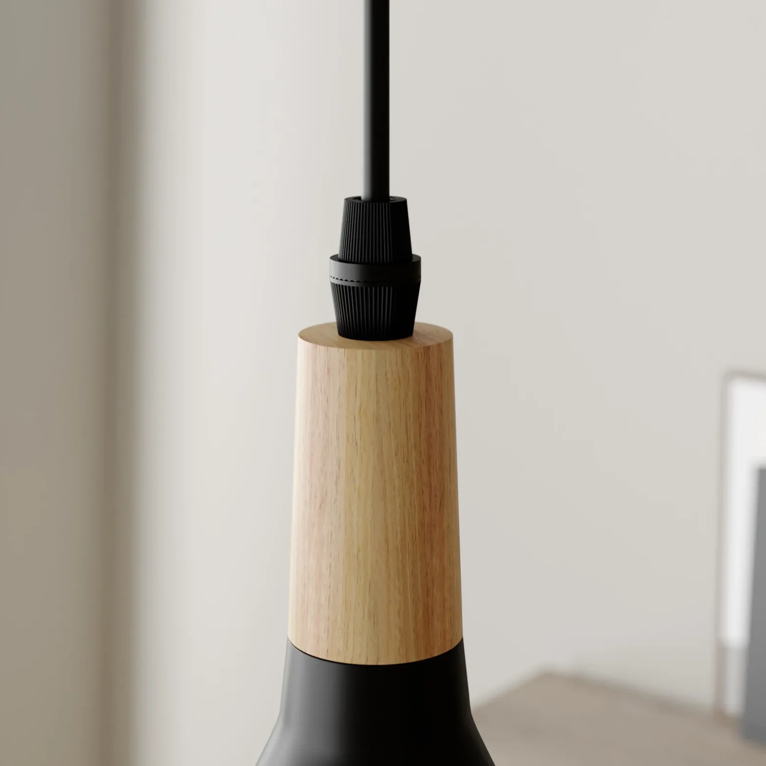 Lámpara colgante Lindby Arina, 100 cm, negra, 5 luces