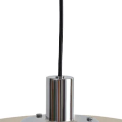 Lámpara colgante Lindby Branford, estilo retro, Ø 35 cm, beige, metal