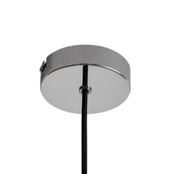 Lámpara colgante Lindby Branford, estilo retro, Ø 35 cm, beige, metal
