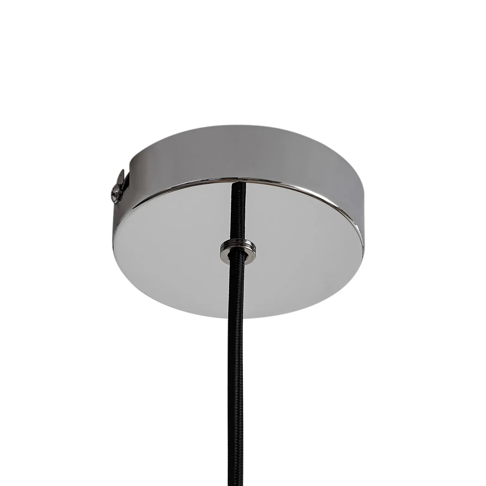 Lámpara colgante Lindby Branford, estilo retro, Ø 35 cm, beige, metal